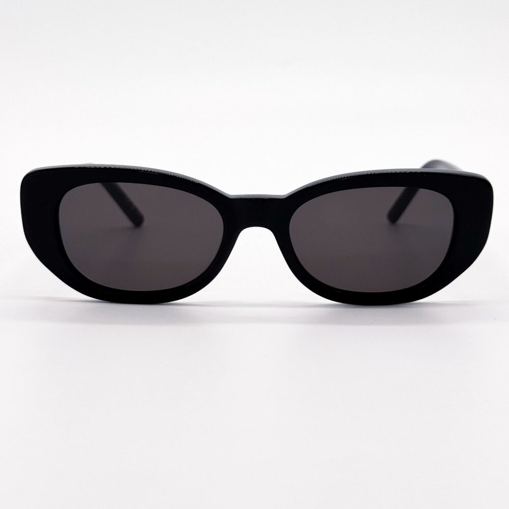NEW SAINT LAURENT SL316 BETTY 001 SUNGLASSES WOMEN BLACK EYEWEAR - Picture 3 of 9